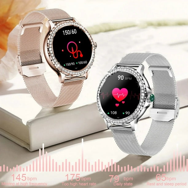 Ladies smart watch rose gold sale