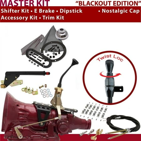 American Shifter 2004R Shifter Kit 8 in. E Brake Cable Clamp Trim Kit Dipstick for D6842