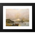 thumbnail image 2 of Constantinos Volanakis 18x15 Black Modern Framed Museum Art Print Titled - A Coastal Bay, 2 of 5