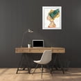 thumbnail image 3 of Tavoletti, Anne 12x14 White Modern Wood Framed Museum Art Print Titled - African Flair VII, 3 of 4