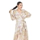 thumbnail image 5 of Vestido vaporoso de manga larga Roman Fashion /Juvenil, 3014 (Lila / Amarillo) lila ECH, 5 of 5