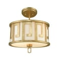 thumbnail image 2 of Lucas McKearn Lemuria 2-Light Transitional Metal Medium Pendant in Gold Leaf, 2 of 3