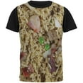 thumbnail image 1 of Pork Fried Rice Costume All Over Mens Black Back T Shirt, 1 of 1