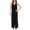Black, variant on International Concepts Womens Halter Jumpsuit Ombre Cheetah XL