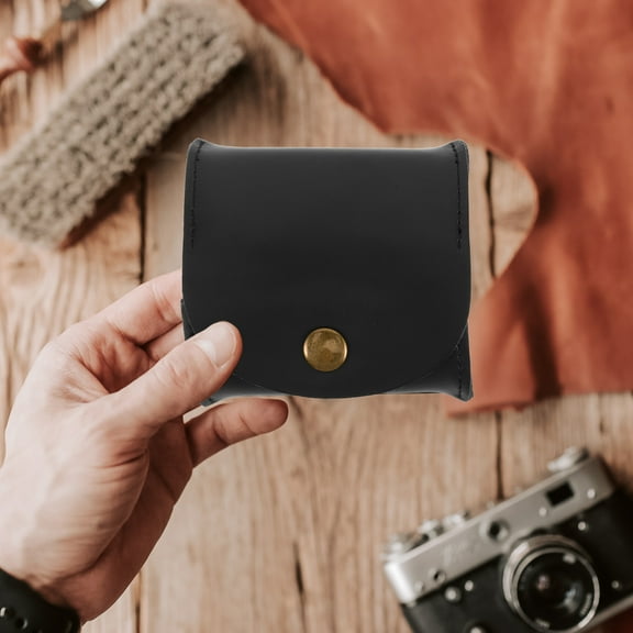 Masteelf Portable Coin Wallet Leather Coin Purse Japanese Style Storage Earphone Case Small Wallet Pouch Cute Money Pouch For Women