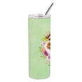 thumbnail image 2 of Carolines Treasures CK4352TBL20 Welsh Terrier Green Flowers Stainless Steel 20 oz Skinny Tumbler 20 oz multicolor, 2 of 3