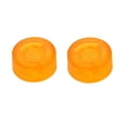 thumbnail image 1 of 2PCS Electric Guitar Effect Pedal Foot Nail Amplifiers Candy Color Foot Switch Toppers Knob Accessories(Orange), 1 of 8