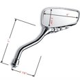 thumbnail image 3 of 1 Paire de Moto Squelette Main Griffe Rétroviseur avec 2 * 8MM Vis pour, 3 of 7