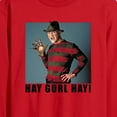 thumbnail image 2 of Nightmare On Elm Street - Hay Gurl Hay - Men's Long Sleeve T-Shirt, 2 of 4