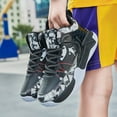 thumbnail image 3 of Kid's Basketball Shoes Boys Sneakers Girls Trainers Comfort High Top Basketball Shoes for Boys(Little Kid/Big Kid), 3 of 5