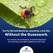 Better Life Science TickBite Hero Lyme Disease Test Easy At Home Test Kit for Lyme Disease