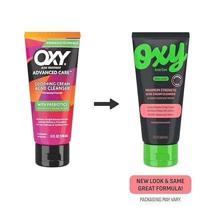 OXY Maximum Action Advanced Face Wash 5 oz (Pack of 6)