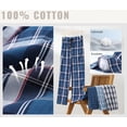 thumbnail image 6 of MoFiz Men's Plaid Print Woven Pajama Pants Cotton Loungewear Sleep Bottoms 3PACK, 6 of 10