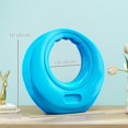 thumbnail image 3 of Soozier 22lbs Kettlebell Kettle Bell with Wide Handle, Light Blue, 3 of 9