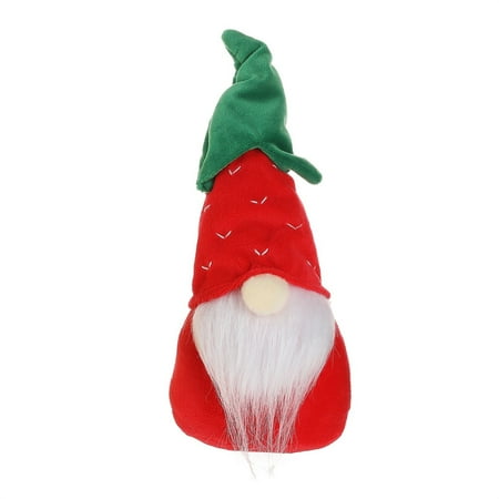 

Women Sculpture Ornament Garland Christmas Decorations Statue Stand Garden Couple for Garden Beaded Ornament Summer Fruit Banana No Face Man Watermelon Doll Strawberry