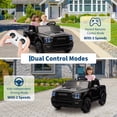thumbnail image 3 of GloryStar 24V Ride on Truck for Big Kids, Dual Seat Electric Truck Car with Remote Control, LED Lights, Bluetooth, Large Truck Bed, 3 Speed Options, and Full Suspension System, 3 of 7