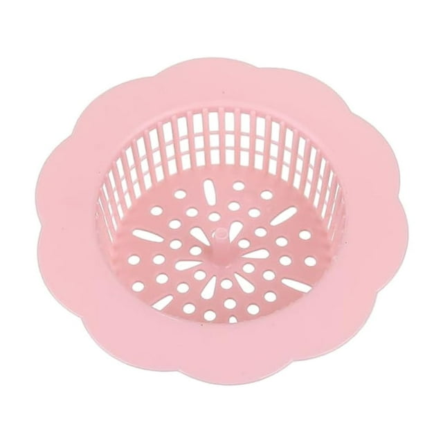 Kitchen Bathroom Strainer Flower Design For Hair Debris Clog Prevention - PP Filter Mesh Style For Kitchen And Bath Use