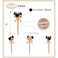thumbnail image 2 of Bolígrafo De Peluche Dollibu Pug Dog - Bolígrafos De Escritura De Animales De Peluche De Perro Pug Suave Y Esponjoso Bolígrafo Lindo Decorativo Para Niños, Adolescentes Y Adultos Bolígrafos Divertidos, 2 of 5