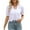 White, variant on ZSQDM Women Puff Sleeve Bolero Open Front Summer Cropped Sheer Jackets Cardigans Cardigan Sweater Women's Oversized Sweaters Knit Casual Pullover Sweater Fall Outfits Clothes Oversized Sweater(S)