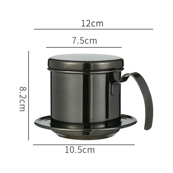 Vietnamese Coffee Filter Mesh Drip Stainless Steel Coffee Maker Moka Dripper Pot