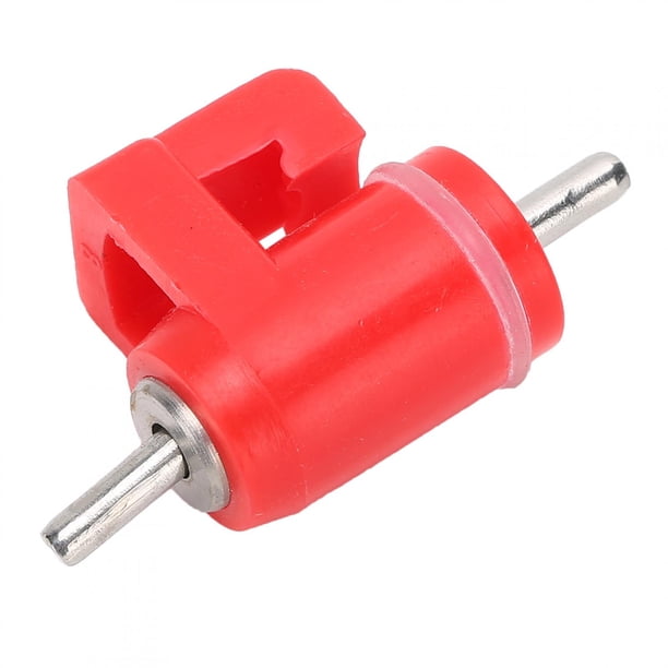 20 piezas bebedero de tetina de agua para pollos, alimentadores automáticos de plástico rojo, suministros para animales de granja avícola, uñas rugosas más cuerpo rojo