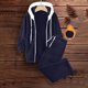 thumbnail image 4 of HongQid Womens 2 Piece Sweatsuit Set Sherpa Winter Coats Fleece Zip Up Jackets Warm Plush Hooded Plus Size Winter Coats Oversized Fuzzy Jackets with Pants, 4 of 9
