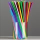 thumbnail image 5 of ¡Liquidación! YLOMAY ofrece 100 pajitas desechables de plástico flexibles para fiestas, colores surtidos., 5 of 7