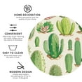 thumbnail image 3 of Naloa Cactus And Succulent Leather Coasters for Drinks, Durable Drink Coasters 4 Set for Tabletop Protection, Luxurious Home Décor and Housewarming Gift ( {designName})Round Shape, 3 of 6