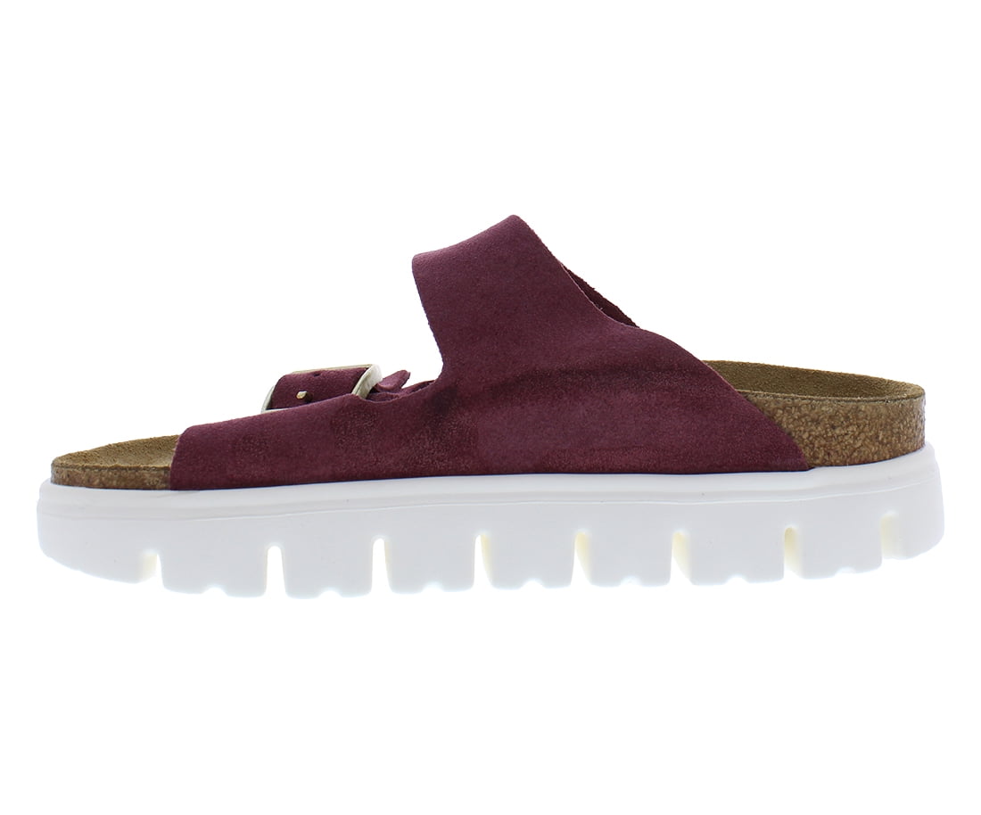 Birkenstock Arizona Papillio Chunky Narrow Unisex Shoes Size 5, Color: Berry Crush