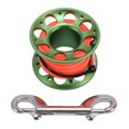 thumbnail image 2 of Aluminum Fishing Line Reel, Diving Spool, Diving Reel, Aluminum Marker Line Deployment with Stainless Steel Double Hook for Outdoor Boating Marine Operations, 2 of 7