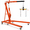 Orange, variant on 2 Ton Cherry Picker Engine Hoist w/ Load Leveler,Folding Engine Crane,4400lb Engine Hoist Lift, Heavy Duty Hydraulic Engine Shop Crane with 6 Casters Hydraulic Pump For Automotive Repair,Garage Use