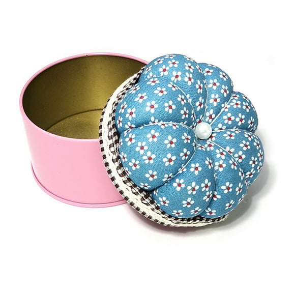 Tizuqe Pumpkin Pin Sewing Box 11 Color Optional Pumpkin Ball Shaped for Case