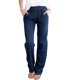 thumbnail image 2 of Pincandy Women's Solid Color Stretch Denim Leggings - 2 Pockets, Loose Wide Leg Fit, Perfect for Gym, Workout & Casual Wear, 2 of 7
