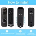 thumbnail image 4 of Doorbell Back Plate, Doorbell Backplate Standard Seamless Fit  for Replacement, 4 of 7