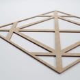 thumbnail image 4 of Ekena Millwork 23 3/8"W x 23 3/8"H x 1/4"T Large Buxton Decorative Fretwork Wood Wall Panels, Birch, 4 of 15