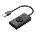 thumbnail image 1 of Carte Son USB SC2 Casque Externe pour PC de Bureau Notebook Audio, 1 of 8