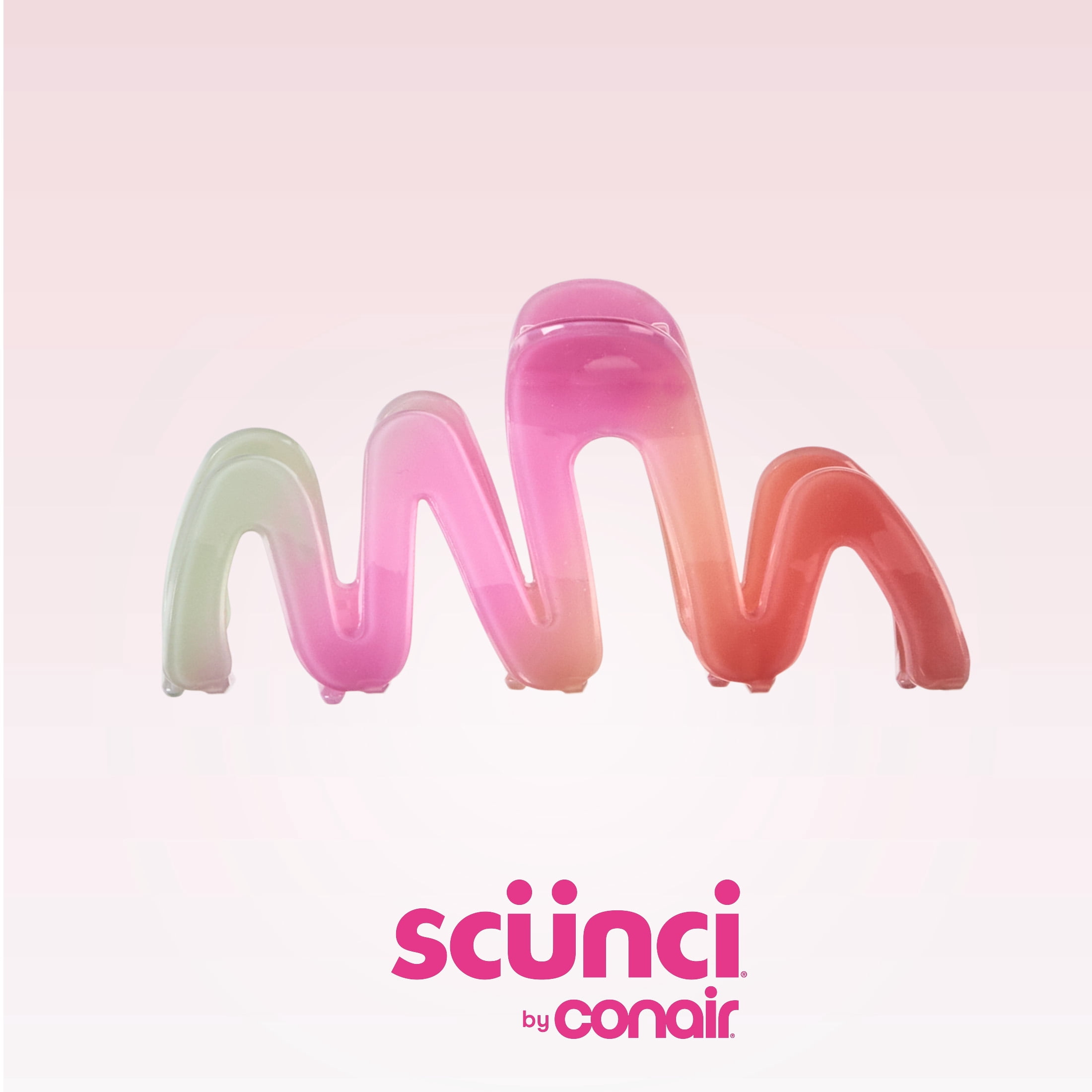 Scunci by Conair Wavy Ombre Claw Clip, All Hair Types, 1 Count