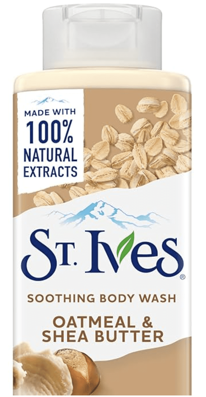 St. Ives Body Wash - Soothing Moisturizing Cleanser with Oatmeal & Shea Butter, Made with Plant-Based Cleansers and 100% Natural Extracts, 16 Oz Ea (Pack of 6)