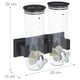 thumbnail image 3 of Dispensador de Cereal Doble de Pared Negro Aquila BC1051, 3 of 8