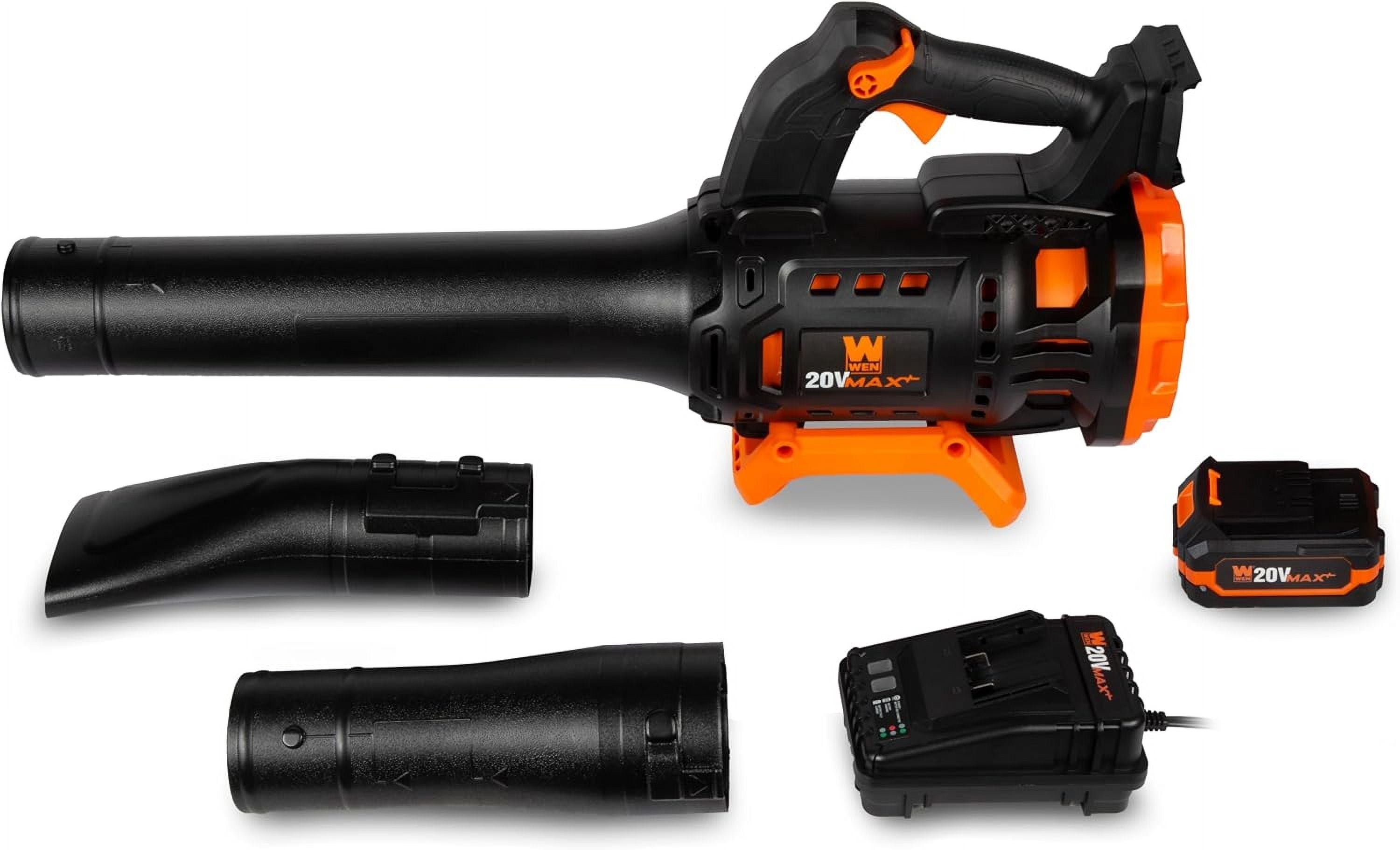WEN Brushless Cordless Axial Blower with 20V Max 4Ah Battery and Charger (20711)