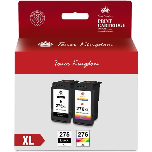 Tonerkingdom 275 and 276 Ink Cartridges Replacement for Canon TR3522