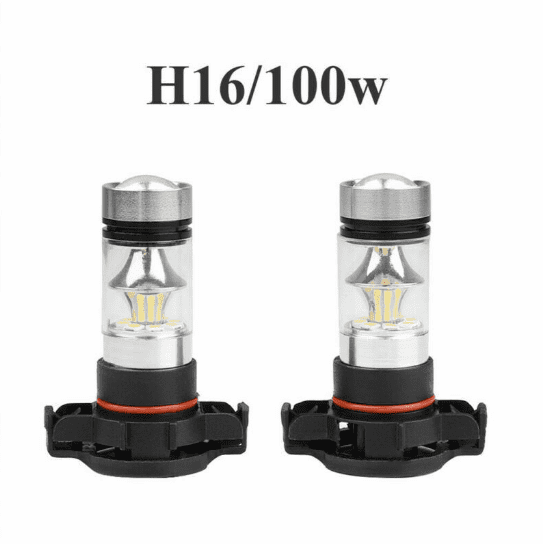 2504 LED Foglight Bulbs For Dodge Charger 2010-2014 Journey 2010-2018 100W White 