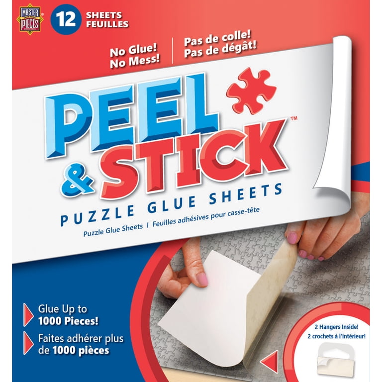 16 Feuilles Adhésives Pour Puzzle - Colle Puzzle Saver Transparent 1000 Pièces