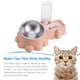 thumbnail image 4 of Tazón de almacenamiento automático de agua de boca no húmeda antivuelco de acero inoxidable, tazón doble para gatos MFZFUKR CPB-DE-SSW2264-2, 4 of 5