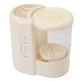 thumbnail image 2 of Lavadora de ropa interior multifuncional 2 en 1, limpiador automático de brochas de maquillaje y cosméticos para el hogar, apartamento, dormitorio, viajes, color beige, 2 of 14