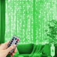 thumbnail image 3 of USB Curtain String Lights 8 Mode LED Garland Fairy Light Christmas Home Wedding Decoration 6M 2025 New Year Party Holiday Light, 3 of 5
