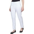 thumbnail image 3 of Alfred Dunner Womens Petite Classic Allure Fit Proportioned Pant With Elastic Comfort Waistband, 3 of 4