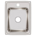 thumbnail image 2 of Elkay, LR17221 , 18 Gauge Stainless Steel 17" x 22" x 7.625" Single Bowl Drop-in Kitchen Sink, Sinks, 2 of 2