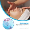 thumbnail image 3 of Sonducket Gorro para dormir para mujer, banda ancha elástica para cubrir la cabeza, envoltura para el cabello, gorro para quimio, accesorio para mujer Sombreros lago azul flor M（56-58cm） Sonducket AP009657-15B, 3 of 6