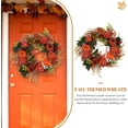 thumbnail image 4 of YaoLEO Clearance WreathFall Peony And Pumpkin Wreath Artificial Fall Wreath Autumn Front Door Wreath Thanksgiving Wreath For Home Farmhouse Decor And Festival Celebration（38*38cm）, 4 of 8